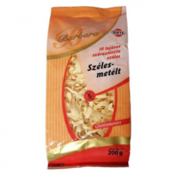 Barbara gluténmentes tészta szélesmetélt 200g